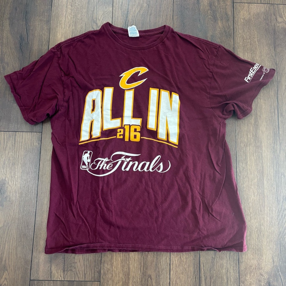 Cleveland Cavaliers 2016 The Finals All In Tee Shirt XL Game 3 SGA